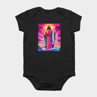 Jesus Christ Deliver Us From Evil Baby Bodysuit